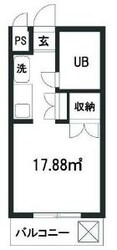 コスタ武蔵小杉の物件間取画像